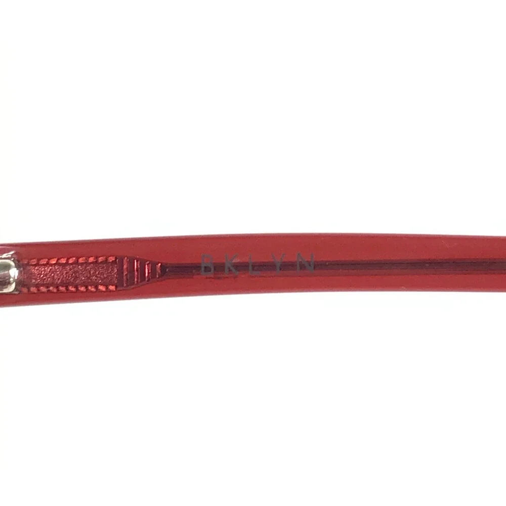 BKLYN Eyeglasses Frames PENN PNKS Striped Pink Cat Eye Full Rim 53-16-140